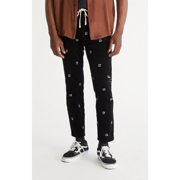 Pacsun Dice Embroidered Mens  Streetwear Corduroy Trouser Pants - Picture 3 of 9